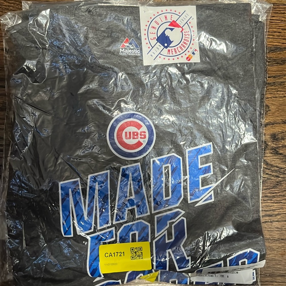 Cubs made for October shirts
